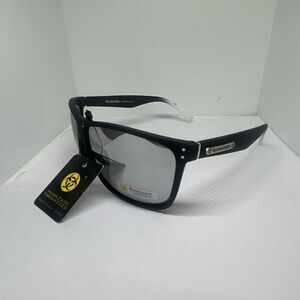 Biohazard Mirrored Sunglasses Men’s UV400 Protection